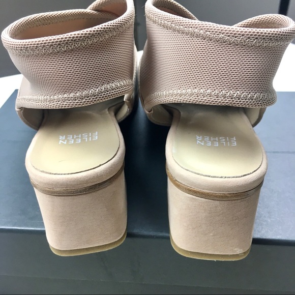 Eileen Fisher Luca Leather Sandals Size 8 - Picture 5 of 11